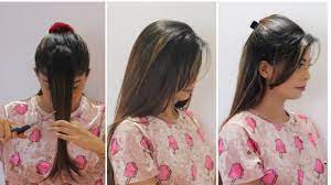 Known as the business at the front, party at the back cut, the mullet has some attitude. How To Cut Your Own Hair At Home Side Swept Bangs Flicks Rinkal Soni Youtube