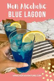 blue lagoon mocktail a pinch of adventure