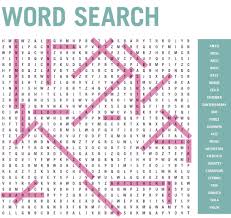 word search answers for the october