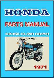 honda parts manual cb350 cl350 cb250 k3