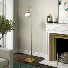 Brass Arc Floor Lamp