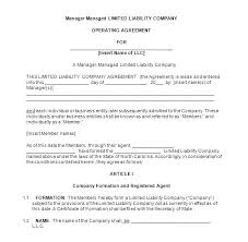 Operating Agreement Template Awesome Partnership Contract