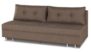 flex motion sofa bed in brown fabric w