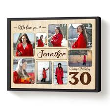 personalized 30th birthday gift picture