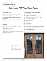 How To Refinish Wood Grain Fiberglass