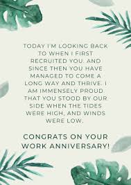 Funny sayings and quotes to send to someone celebrating their 10 year work anniversary. 50 Work Anniversary Wishes For Peers Employees Xoxoday