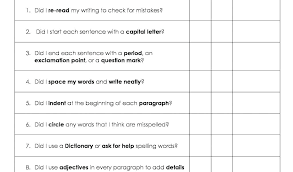Editing And Proofreading Worksheets Middle School Grade 5