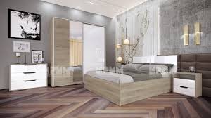Комплект мебели, който включва цялостно решение за обзавеждането на спалня. Spalnya Siti 7049 Promo Cena Mebeli Nipes Mebeli Na Izplashan
