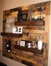 Diy Pallet Floating Shelves These Are