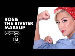 rosie the riveter makeup tutorial you