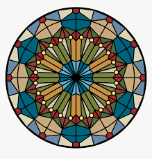 42w x 42h spiral victorian medallion stained glass window. Transparent Stained Glass Window Png Round Church Stained Galss Png Download Transparent Png Image Pngitem