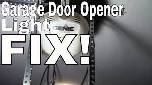 light bulb in your garage door opener