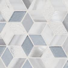 Glass Stone Metal Blend Mosaic Tile