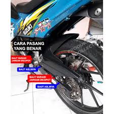 Dudukan plat nomor belakang model buntut. Harga Spakbor Kolong Terbaik Aksesoris Sepeda Motor Otomotif Juli 2021 Shopee Indonesia