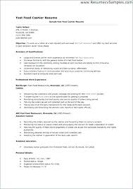 Cashier Resume Summary Sample Example Of Examples Restaurant Best