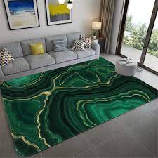 abstract marble green bedroom rug agate