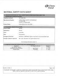 chem trend release agent safety data