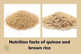 quinoa and brown rice top 3 key