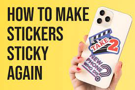 How To Make Stickers Sticky Again