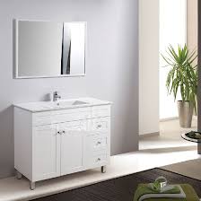 You can get a bathroom vanity with a sink or order a sink separately. Mf 1618 40 Inch Pvc Bathroom Vanity Cabinet High Glossy Painting Hangzhou Fame Industry Co Ltd
