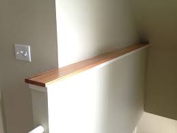 Half Wall Staircase Banister Ideas