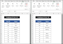 how to compare two excel sheets to find