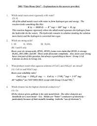 Answers Avon Chemistry