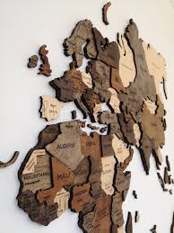 Mapa do mundo e seus maiores países. Wall Wooden Map Of The World Map Travel Push Pin Map Rustic Home Wood Wall Art 5th Anniversary Gift For Husband B Jahrestagsgeschenke Weltkarte Rustikales Haus