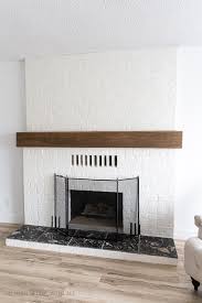 How To Plaster A Brick Fireplace So