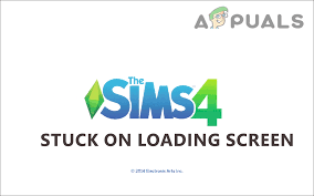 sims 4 stuck on loading screen try