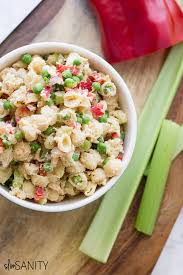 easy shrimp pasta salad with ss and