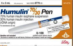 humulin pen 70 30 3ml