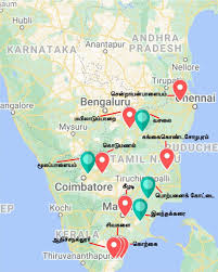 Map of karnataka and kerala. Archaeological Excavations Set To Begin In Seven More Places In Tamil Nadu The Hindu