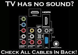 Make sure there is not a pair of headphones connected to the tv audio out jack on the side or front of your tv. 10 Ways To Fix A Tv That Has A Picture But No Sound