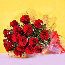send romantic red roses