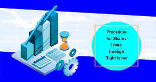Issue of shares is the process in which companies allots new shares to shareholders. Procedure For Shares Issue Through Right Issue Enterslice