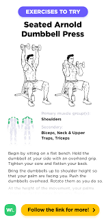 seated arnold dumbbell press