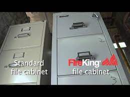 what s inside a fireking file cabinet