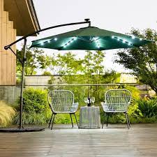 Cantilever Solar Tilt Patio Umbrella