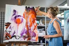 Paint your own Acrylic Large Abstract Painting...