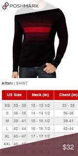 Alfani Mens Ombre Chenille Sweater Black Red New Alfani