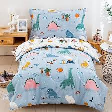 Dinosaur Toddler Bed Comforter Set