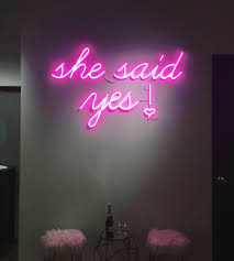 Light Up Your Life With A Custom Made Neon Sign From Echo Neon Neon Wedding Wedding Shower Signs Bridal Shower Games Funny