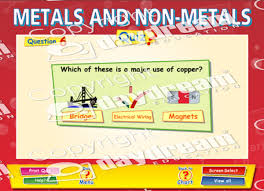 Metals And Non Metals Science Educational Software