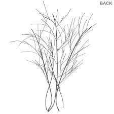 wire tree branch metal wall decor