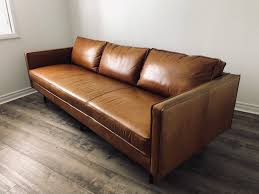 rich leather couch sofa