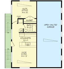 rv garage plan loft accessible by
