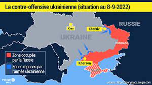 Guerre en Ukraine : l'armée ukrainienne annonce une percée de 50 kilomètres  à l'intérieur des lignes russes - rtbf.be