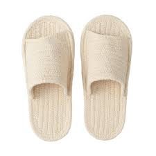 muji indian cotton mixed room sandals