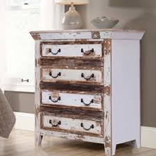 Modern style bedroom woman makeup dressers d white color dressing table stool 3 pieces mirror dresser with chair set. Leigh Distressed Reclaimed Wood White Bedroom Dresser With 4 Drawers